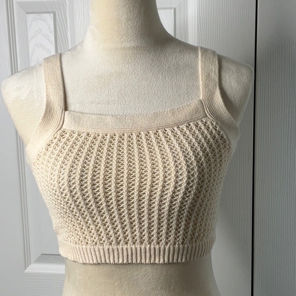Willow & Wind - Crochet Crop Top Women Size S - Picture 1 of 8